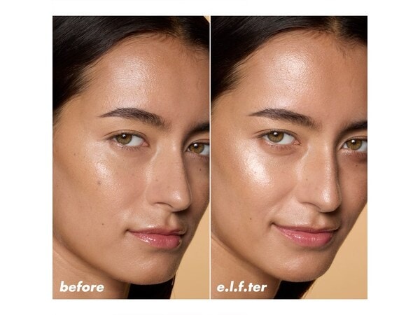 E.L.F. Halo Glow Silky Powder Highlighter Prosecco Poppin'