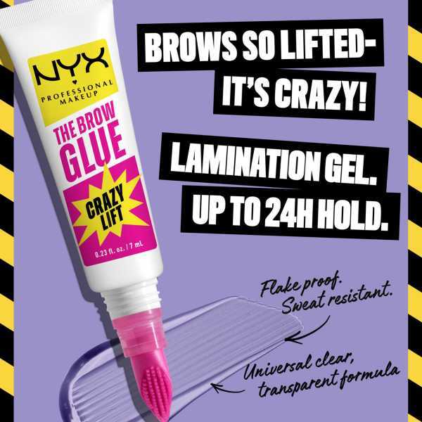 NYX Professional Makeup The Brow Glue Crazy Lift