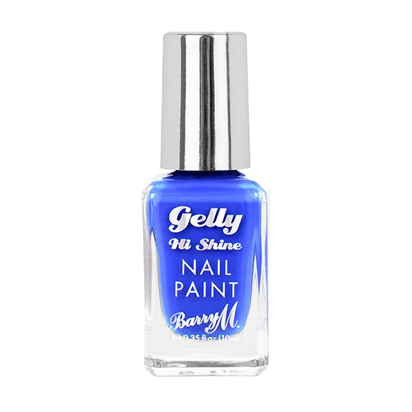 Barry M Gelly Hi Shine Nail Paint - Blue Guava