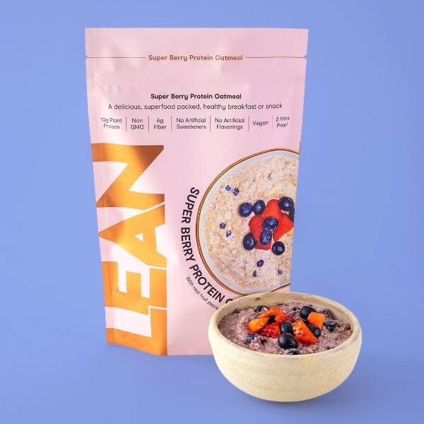 Lean Super Berry Protein Oats 500G