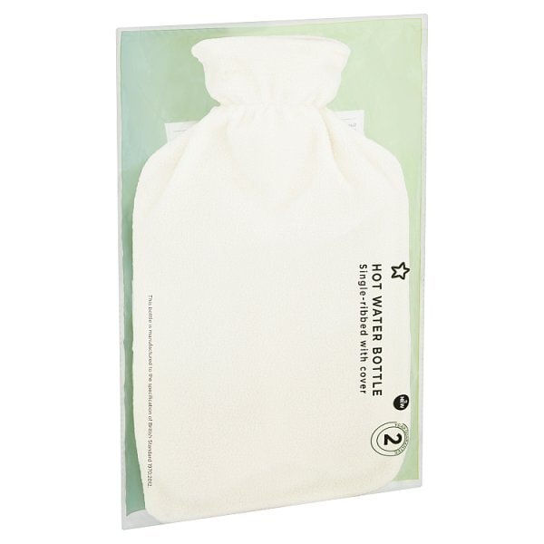 Superdrug Hot Water Bottle with Cover 1.7L