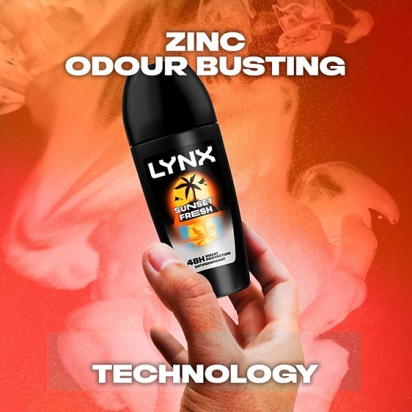 Lynx Antiperspirant Deodorant Roll On Sunset Fresh 50Ml
