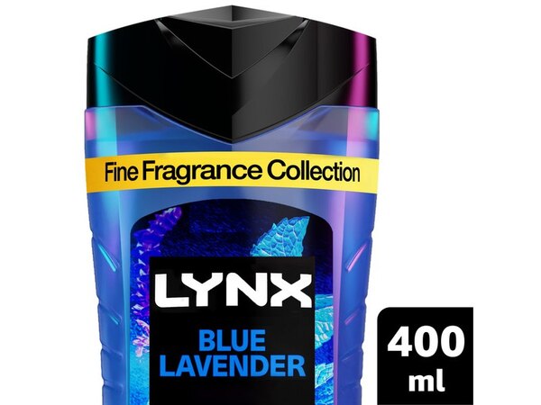 Lynx Fine Fragrance Collection Blue Lavender Premium Body Wash 400 ml