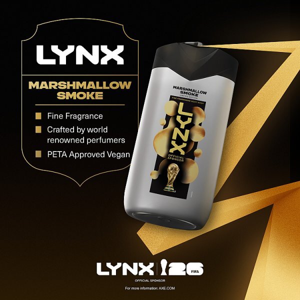 Lynx Fine Fragrance Collection Marshmallow Smoke Body Wash 400 ml