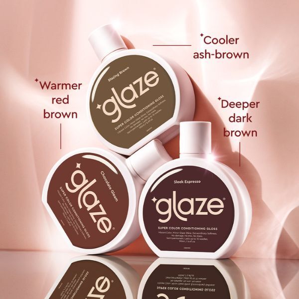 Glaze Super Color Conditioning Gloss Blazing Brown 190ml