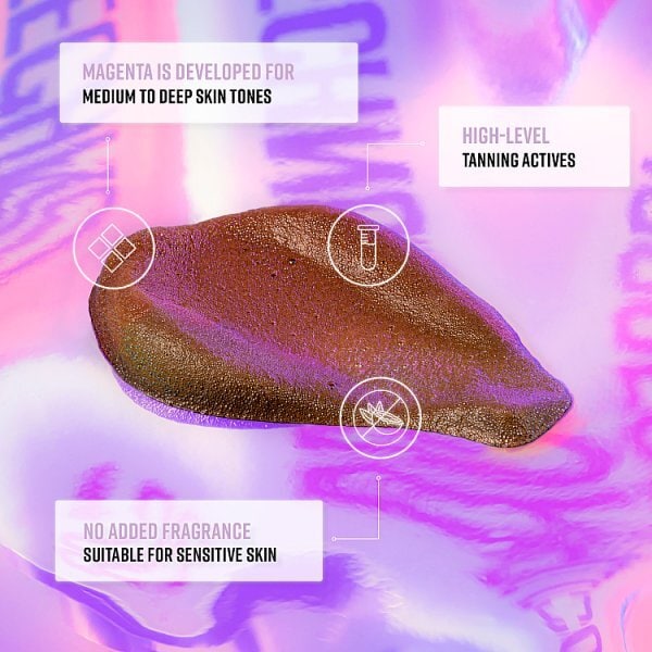 Technocolor 1 Hour Express Self Tanning Foam Magenta 200Ml