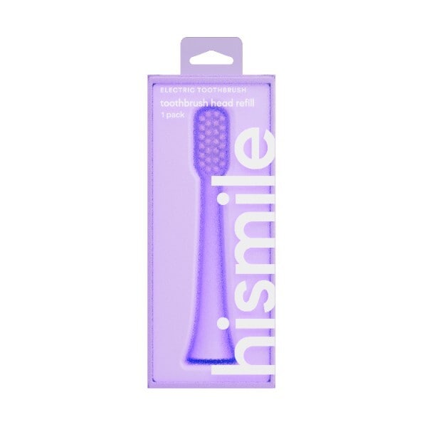 HiSmile Electric Toothbrush Head Refills - Purple (1Pk)