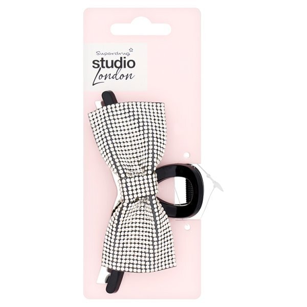 Studio London Diamante Bow Claw Clip