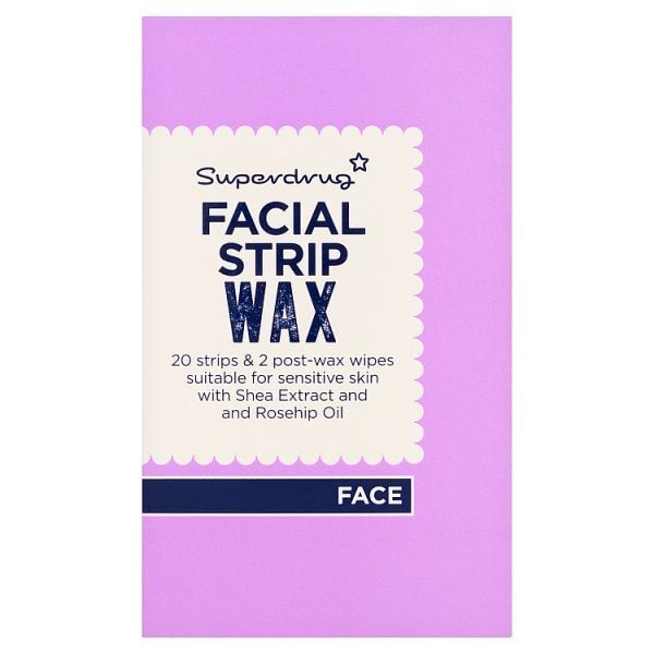 Superdrug Sensitive Facial Wax Strips x20