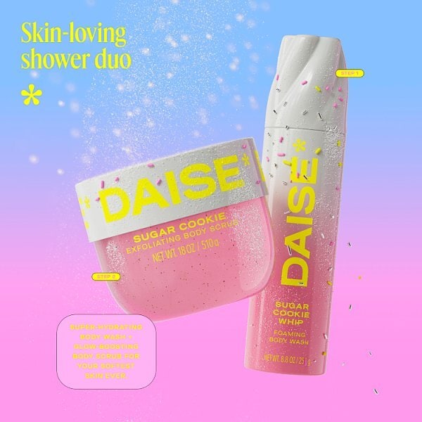 DAISE Exfoliating Body Scrub in Sugar Cookie, 510g