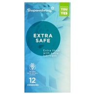 Superdrug Extra Sure Condoms 12s