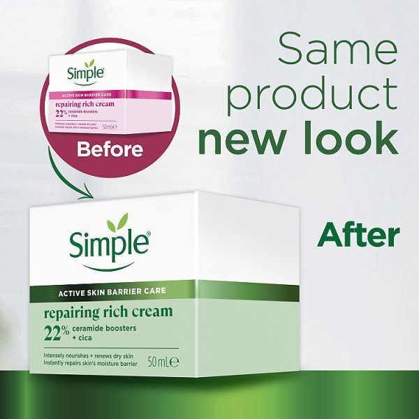 Simple Repairing Rich Face Moisturiser 50ml