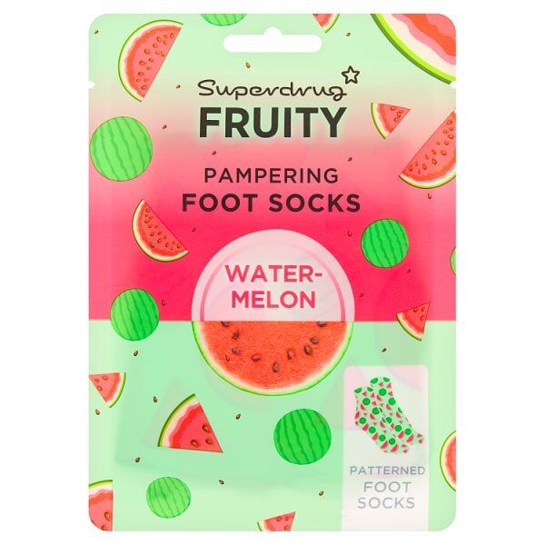 Superdrug Footsock Pack Watermelon
