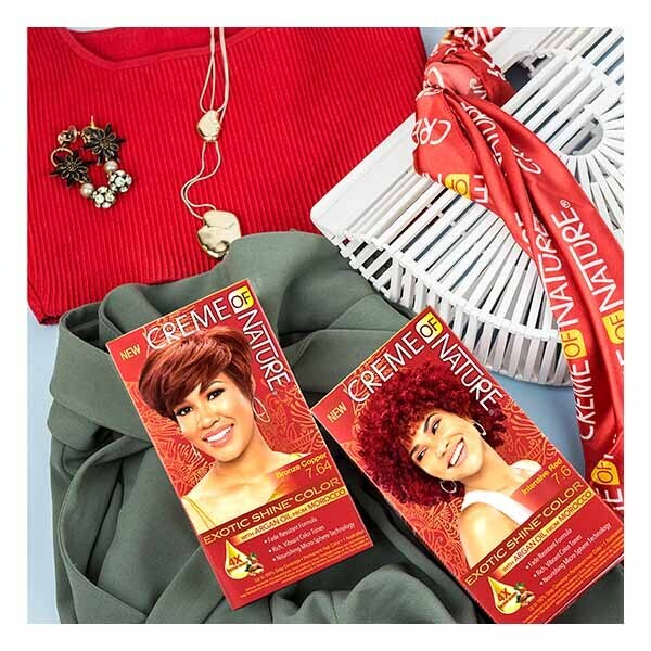 Crème Of Nature Exotic Shine Hair Color 7.6 Intense Red