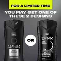 Lynx Bodywash Shower Gel Black 500ml