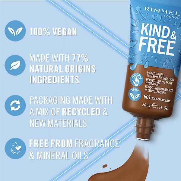 Rimmel Kind & Free Moisturising Foundation Soft Chocolate