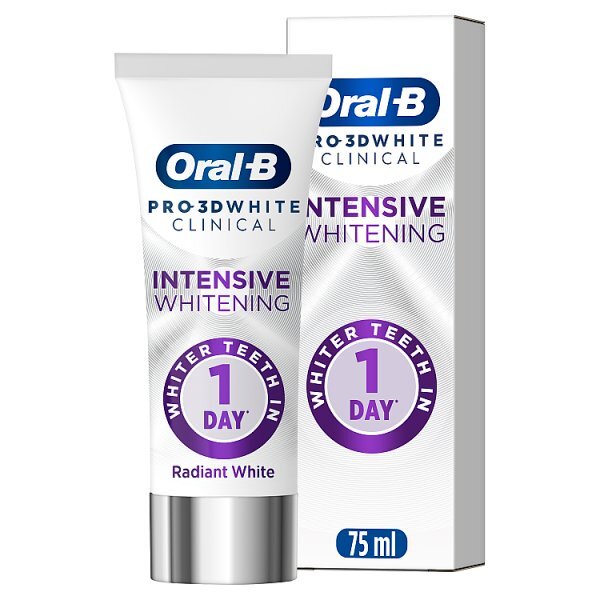 Oral-B Intensive Whitening Radiant White Toothpaste 75ml