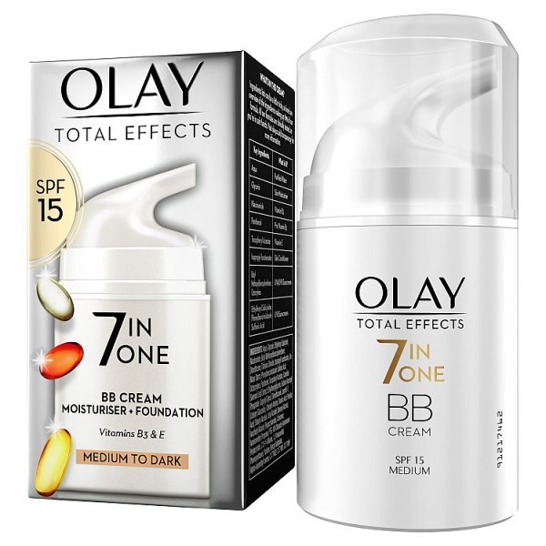 Olay Total Effects 7in1 BB Face Cream, Medium To Dark, 50ml