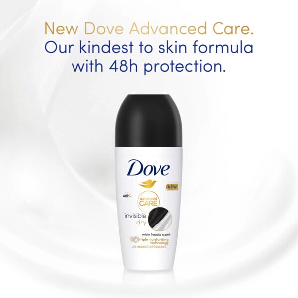 Dove Adv Antiperspirant Deodorant Roll on Invisible 50ml