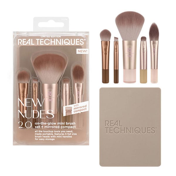 Real Techniques On-The-Glow Mini Brush Set