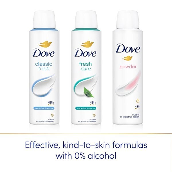 Dove Women Antiperspirant Deodorant Fresh Aerosol 150Ml