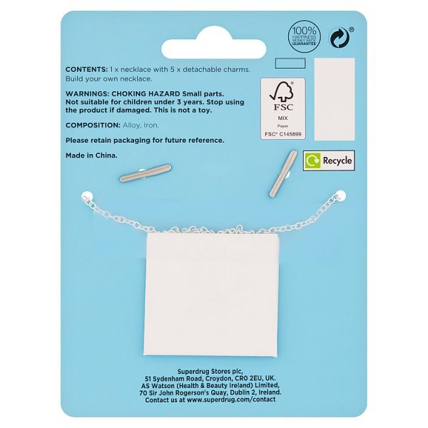 Superdrug Fantasy Mermaid Charm Necklace