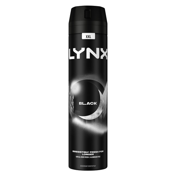 Lynx Black Aerosol Body Spray 250 ml