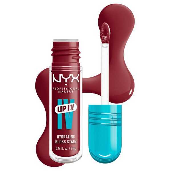 NYX Professional Makeup Lip IV Hydrating Lip Stain Gloss Blush Rush