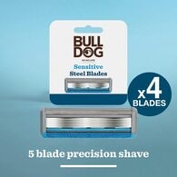 Bulldog Skincare Sensitive Razor Blades 4 Pack