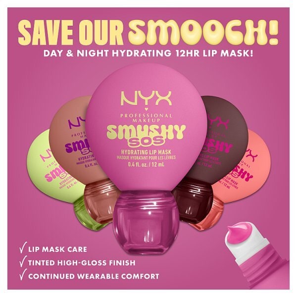 NYX Professional Makeup Smushy Sos Lip Mask Red-Y 2 Chill