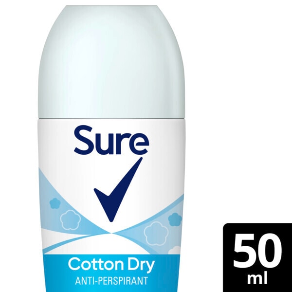 Sure Cotton Dry Roll On 50Ml