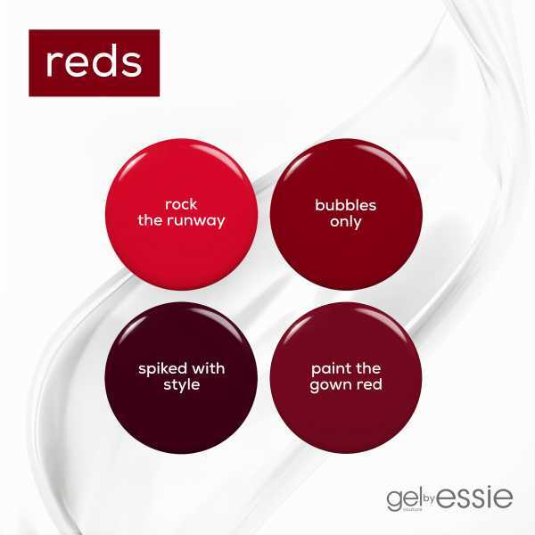 essie Gel Couture Gel-Like Nail Polish Paint The Gown Red