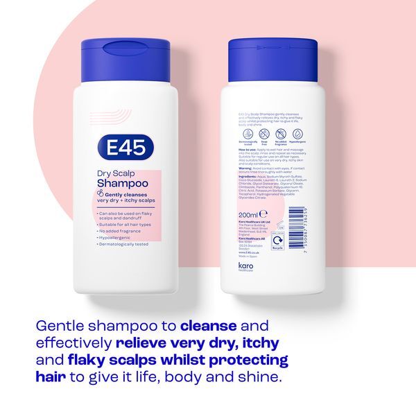 E45 Dry Itchy Scalp Shampoo 200ml