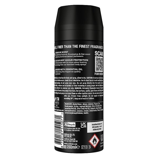 Lynx Fine Fragrance Collection White Oak Premium Body Spray 150 ml