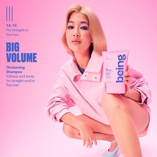 being BIG VOLUME Thickening Shampoo 354mL