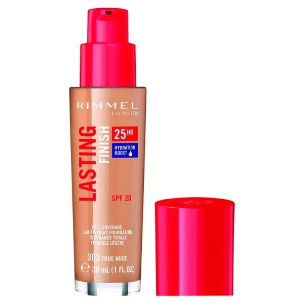 DNR RIMMEL L/FINISH FOUNDATION T/NUDE 30ML