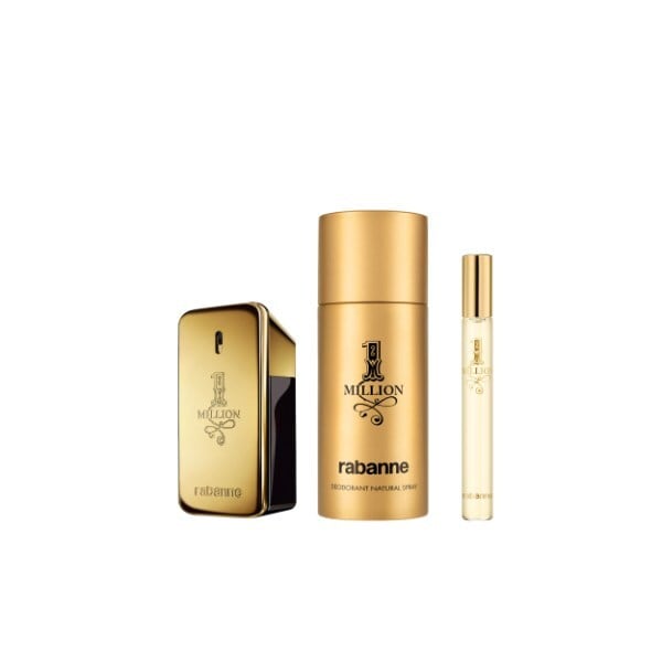 Rabanne 1 Million Eau de Toilette 100ml, Deodorant & 10ml Gift Set