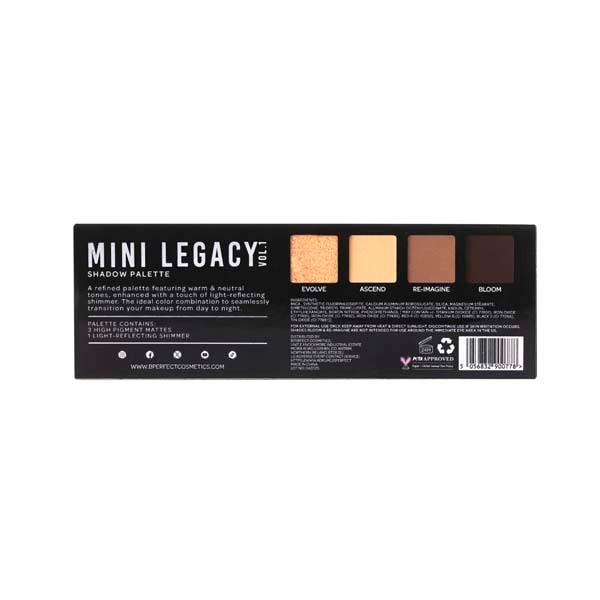 Bperfect Cosmetics Legacy Vol.1 Quad Eye Shadow Palette