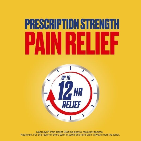 Naprosyn Pain Relief 250Mg Gastro Resistant Tablets