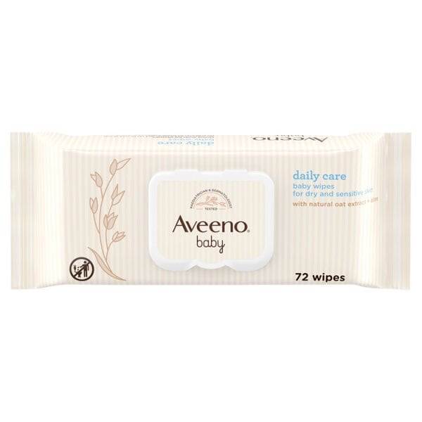 Aveeno Baby Daily Care Baby Wipes x72