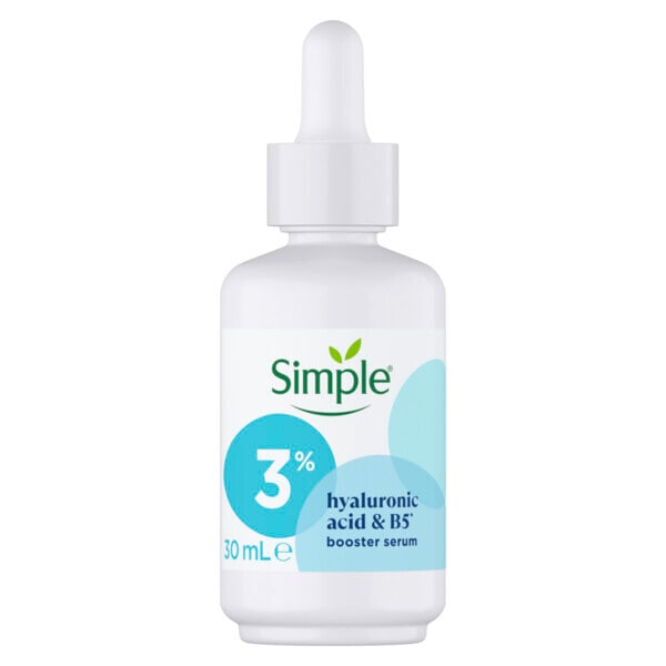 Simple 3% Hyaluronic Acid + B5* Serum Booster Serum 30ml