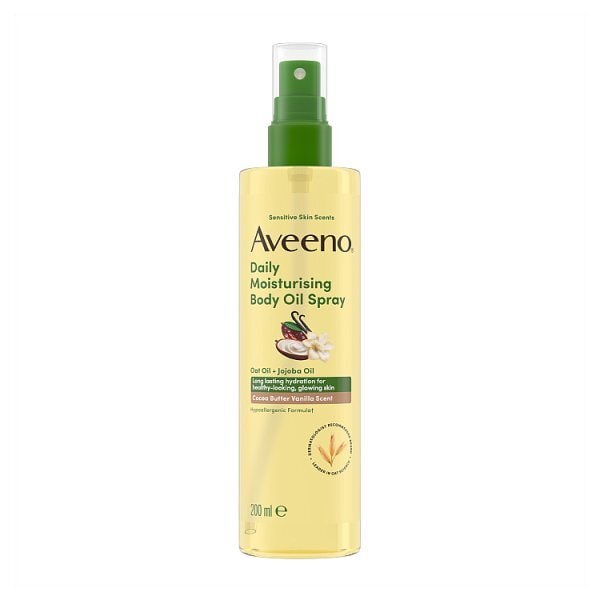 AVEENO Daily Moisturising Oil Spray Comforting Cocoa Vanilla 200ml