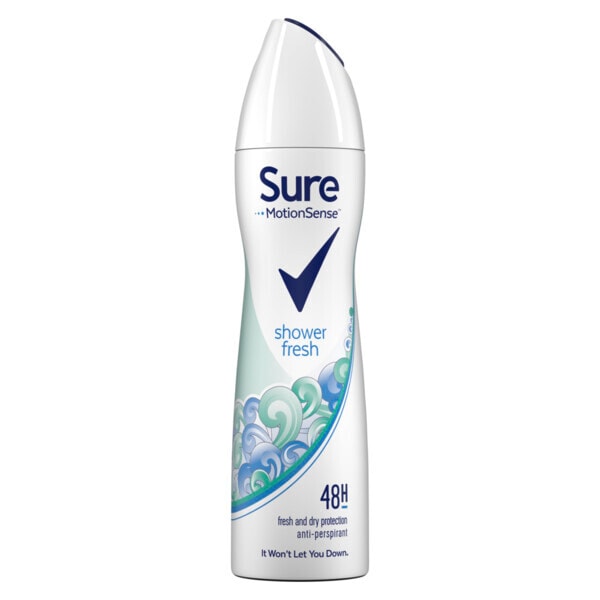 Sure Deodorant Aerosol Shower Fresh 150ml