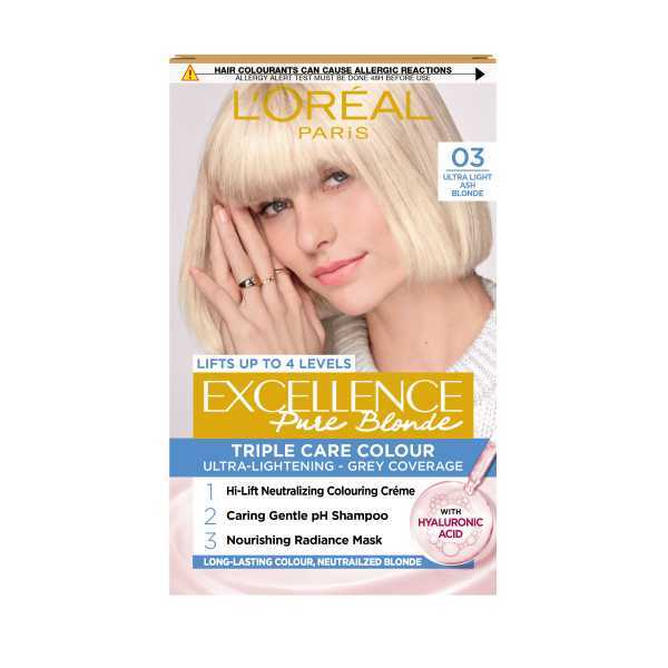 L'Oréal Excellence Pure Blonde 3 Ultra Light Ash Blonde