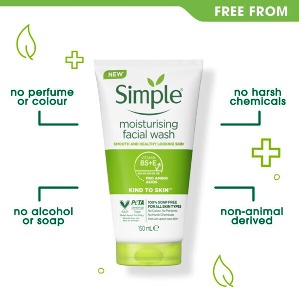 Simple Kind to Skin Moisturising Facial Wash 150ml