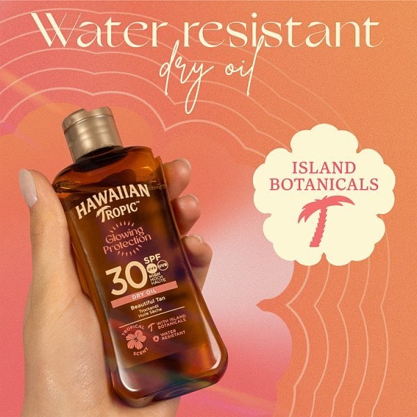 Hawaiian Tropic Glowing Protection Dry Oil Spf30 75Ml
