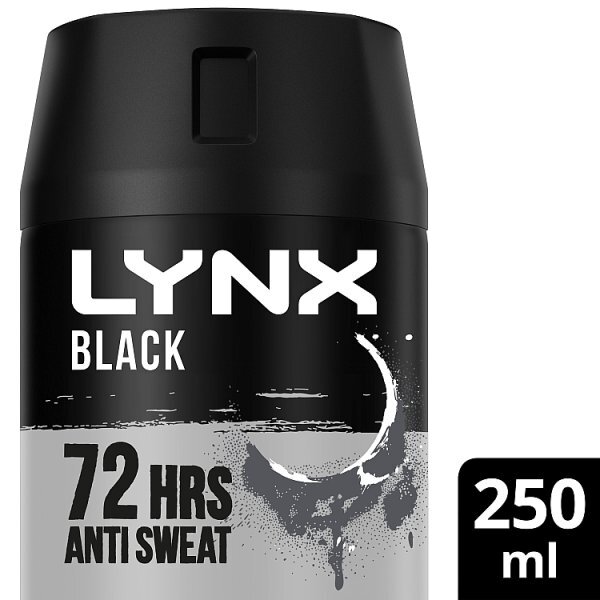 Lynx XXL Black 72hour Anti-Perspirant Deodorant Spray 250 ml