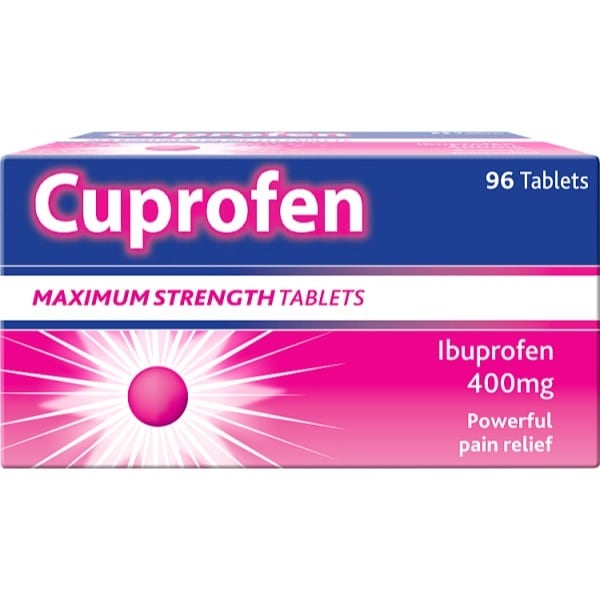 Cuprofen Max Strength 400mg - 96 Tablets