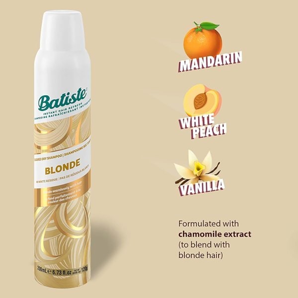 Batiste Dry Shampoo Brilliant Blonde 200ml