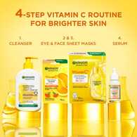 Garnier Vitamin C Eye Serum Tissue Mask